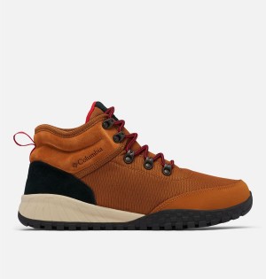 Columbia Fairbanks Mid Boot Men's Hiking Shoes Brown | JNYOGT-623