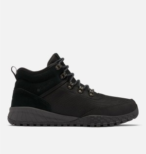 Columbia Fairbanks Mid Boot Men's Hiking Shoes Black | EYFJWQ-803