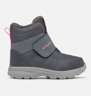 Columbia Fairbanks Omni Heat Kids' Boots Grey | FTAVGC-940