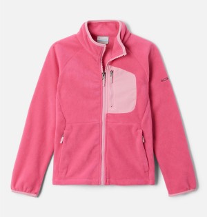 Columbia Fast Trek III Full Zip Kids' Fleece Pink | FSCAVG-295
