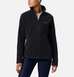 Columbia Fast Trek II Women's Fleece Jacket Black | GJOZHU-734