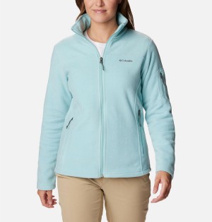 Columbia Fast Trek II Women's Fleece Jacket Turquoise | MGSIZB-031