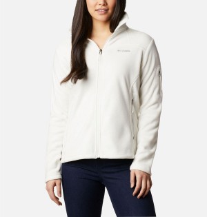 Columbia Fast Trek II Women's Fleece Jacket White | PNVKDH-268