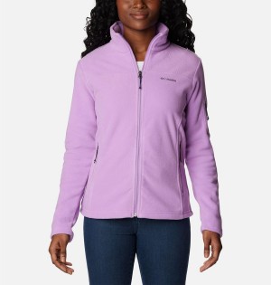 Columbia Fast Trek II Women's Fleece Jacket Purple | WBROYE-376
