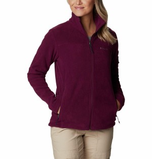 Columbia Fast Trek II Women's Fleece Jacket Purple | SVDJLI-328