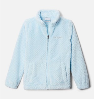 Columbia Fire Side Sherpa Kids' Jacket Blue | TSEGHX-814