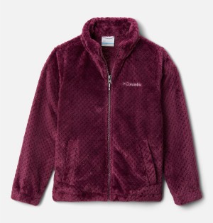Columbia Fire Side Sherpa Kids' Jacket Coral | DXAUFN-163