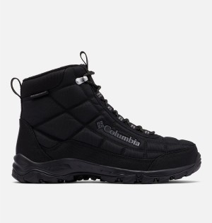 Columbia Firecamp Boot Men's Hiking Shoes Black | JIMGTS-492