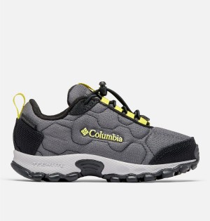 Columbia Firecamp Sledder 3 Waterproof Kids' Sneakers Grey | IDHXYT-691