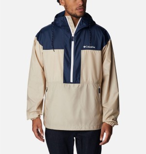 Columbia Flash Challenger Anorak Jacket Men's Windbreaker Khaki | XOMSBI-275