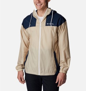 Columbia Flash Challenger Jacket Men's Windbreaker Khaki | WXDJCV-573