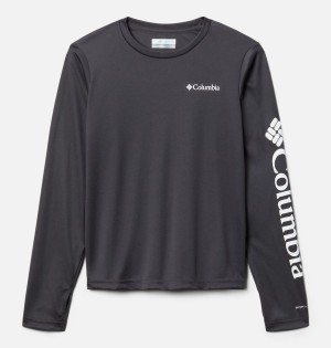 Columbia Fork Stream Long Sleeve Kids' T-Shirt Grey | SRTPLO-358