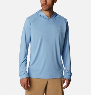 Columbia Fork Stream Men's Hoodie Blue | XURMOE-847