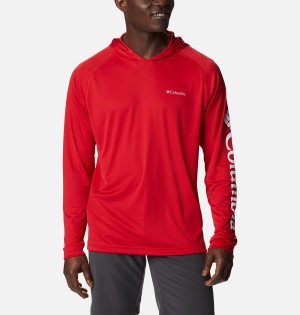 Columbia Fork Stream Men's Hoodie Red | FCRGSK-357