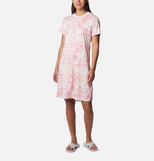 Columbia Fork Stream Women's Dress Pink | YXQZSL-641