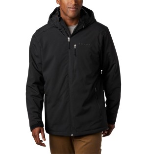 Columbia Gate Racer Softshell Insulated Men's Puffer Jacket Black | GTQBRK-125