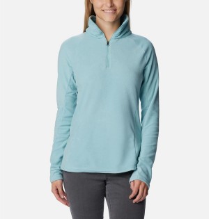 Columbia Glacial IV Half Zip Fleece Women's Pullover Turquoise | LYTAKX-592