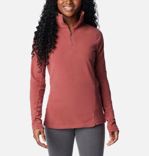 Columbia Glacial IV Half Zip Fleece Women's Pullover Coral | FLXKOG-019