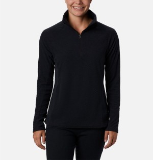 Columbia Glacial IV Print Half Zip Women's Pullover Black | GLAXIB-809