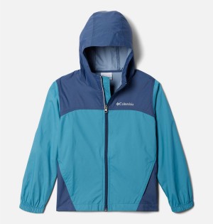 Columbia Glennaker Kids' Jacket Blue | NVQPKB-041