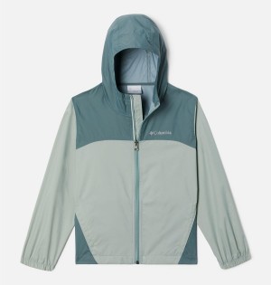 Columbia Glennaker Kids' Jacket Turquoise | MHKEZL-063