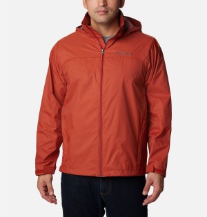 Columbia Glennaker Lake Men's Rain Jacket Red | JPBZKC-836