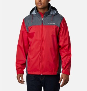 Columbia Glennaker Lake Men's Rain Jacket Red | EMSRQX-751