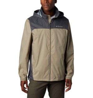 Columbia Glennaker Lake Men's Rain Jacket Beige | WQJODA-190