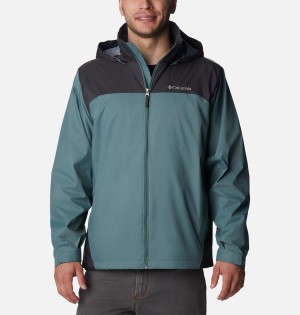 Columbia Glennaker Lake Men's Rain Jacket Blue | RNEOIZ-017