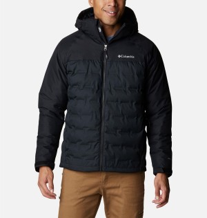 Columbia Grand Trek II Hooded Insulated Men's Puffer Jacket Black | MQDIXW-047