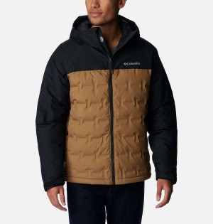 Columbia Grand Trek II Hooded Insulated Men's Puffer Jacket Brown | CLPSGD-352