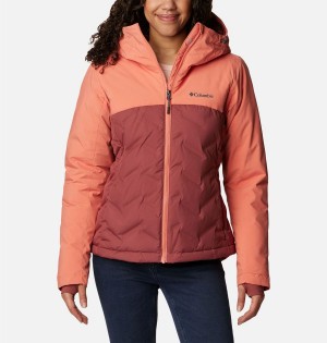 Columbia Grand Trek II Women's Puffer Jacket Coral | JZKXIW-523