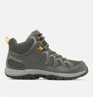 Columbia Granite Trail Mid Waterproof Men's Hiking Shoes Grey | HVQEJB-075