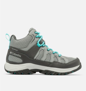 Columbia Granite Trail Mid Waterproof Women's Hiking Shoes Grey | DVRZPW-487