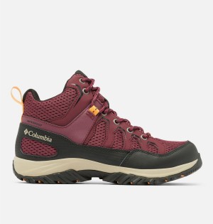 Columbia Granite Trail Mid Waterproof Women's Hiking Shoes Purple | JHZIER-938