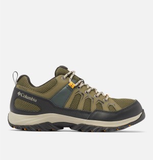 Columbia Granite Trail Waterproof Men's Hiking Shoes Olive | RWSXKD-104