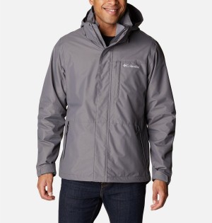 Columbia Gulfport Interchange Men's 3 In 1 Jackets Grey | VIAWQM-132