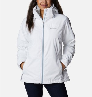Columbia Gulfport Interchange Women's 3 In 1 Jackets White | DRIHVT-250