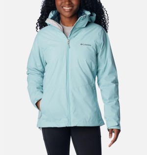 Columbia Gulfport Interchange Women's 3 In 1 Jackets Turquoise | PRKWFL-927