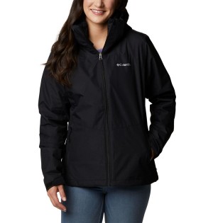 Columbia Gulfport Interchange Women's 3 In 1 Jackets Black | YCQUWJ-398