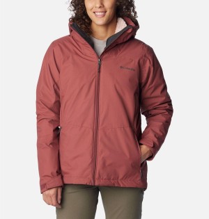 Columbia Gulfport Interchange Women's 3 In 1 Jackets Coral | ZLAHXI-476