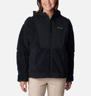 Columbia Hakatai Full Zip Women's Fleece Jacket Black | LUNOKR-745