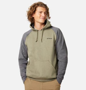 Columbia Hart Mountain II Men's Hoodie Green | FULZCR-837