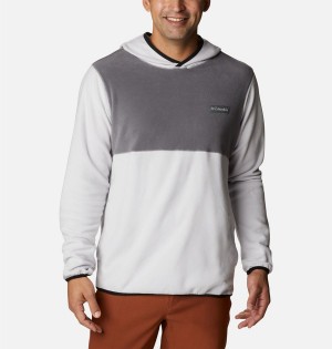 Columbia Haven Hills Fleece Men's Hoodie Grey | MKVBXZ-025