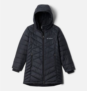 Columbia Heavenly Long Kids' Jacket Black | KGUPWH-089