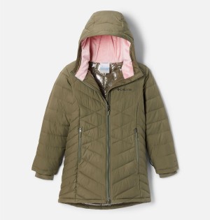Columbia Heavenly Long Kids' Jacket Green | VKBYFZ-279