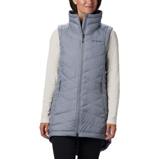 Columbia Heavenly Long Women's Vest Grey | MXHONV-798