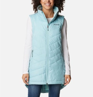 Columbia Heavenly Long Women's Vest Turquoise | UZJXPE-028