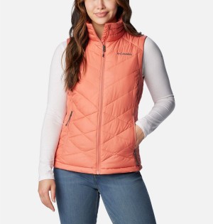 Columbia Heavenly Women's Vest Coral | QMGZJB-618