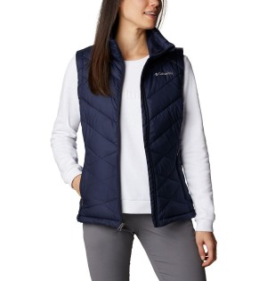 Columbia Heavenly Women's Vest Navy | AXVITB-306